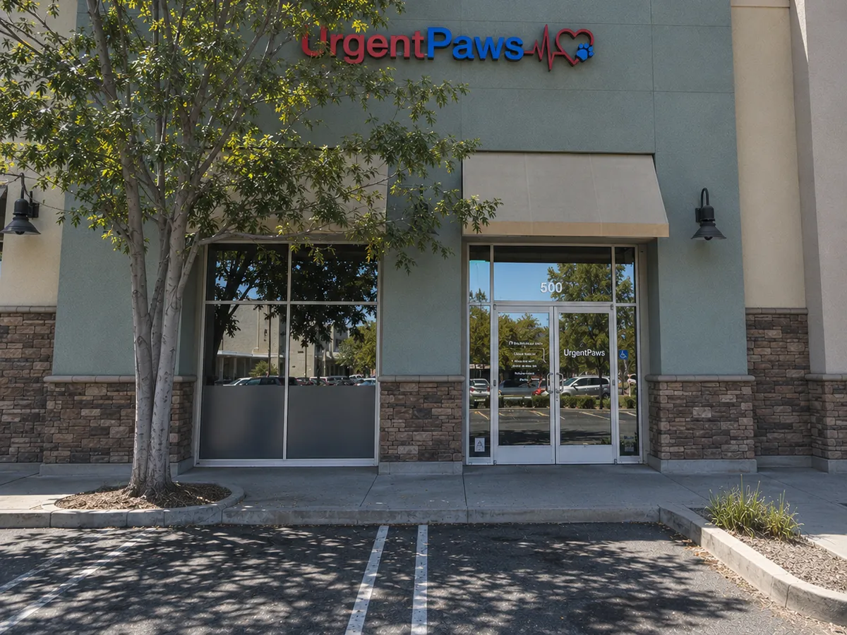 The UrgentPaws Thousand Oaks storefront at 520 N Ventu Park Rd